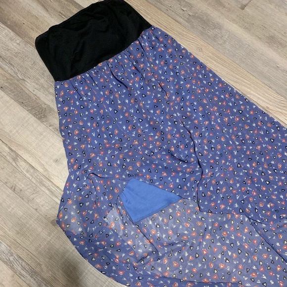 Strapless Asymmetrical Dress - Picture 2 of 4